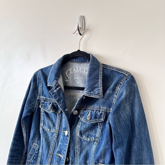 ARITZIA-TALULA Denim Long Sleeve Jacket (Size:XS) - Picture 8 of 11